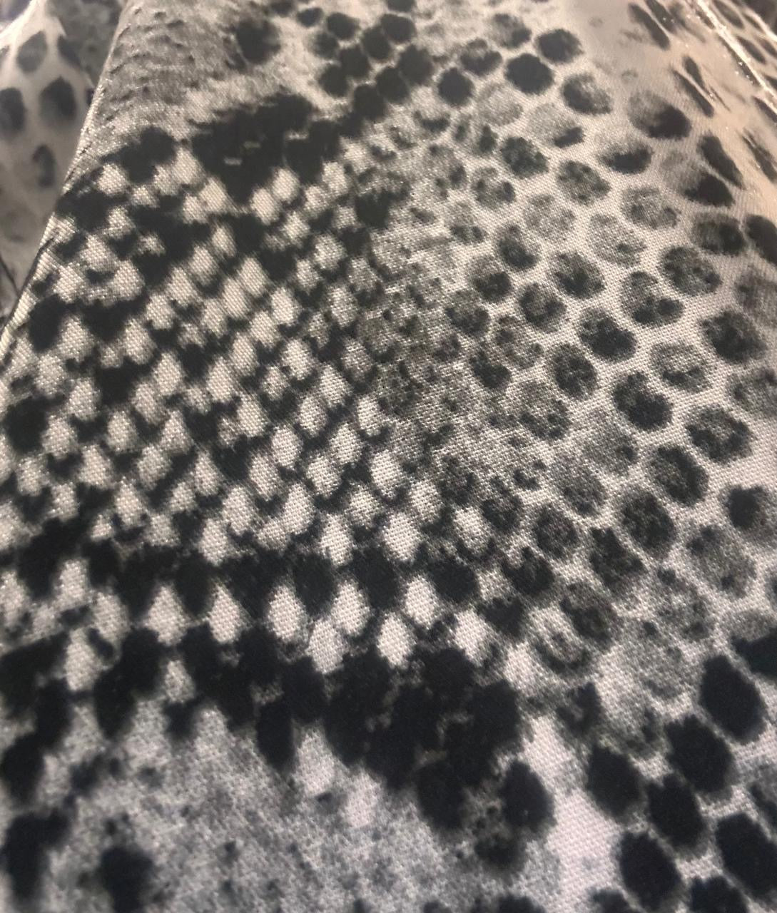 Black Big Dot Leopard