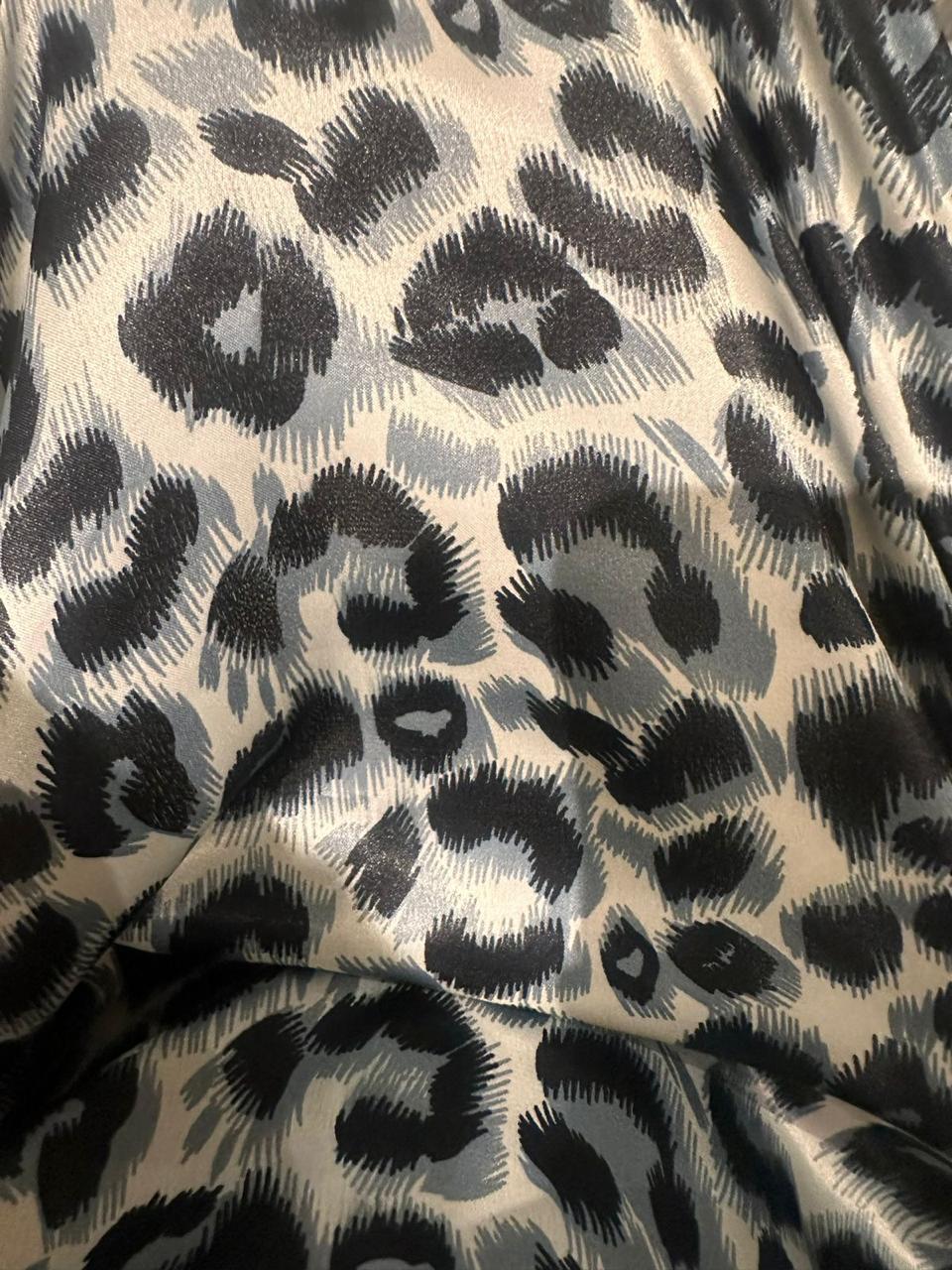 Blue and black Leopard
