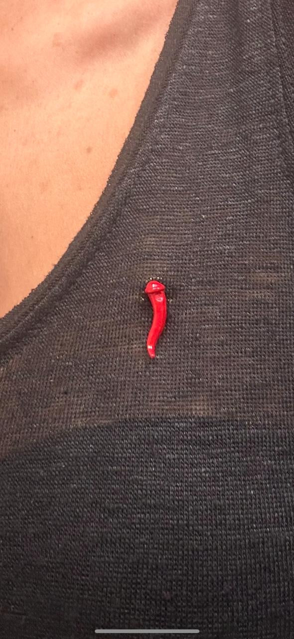 Exotic Red Chilli Pepper Pin