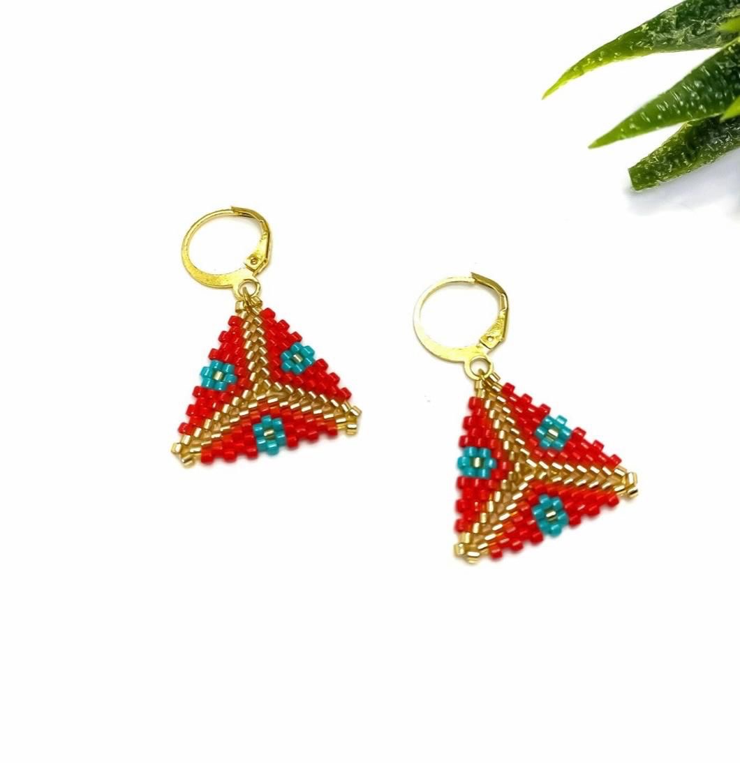 Beaded Blooms Earrings