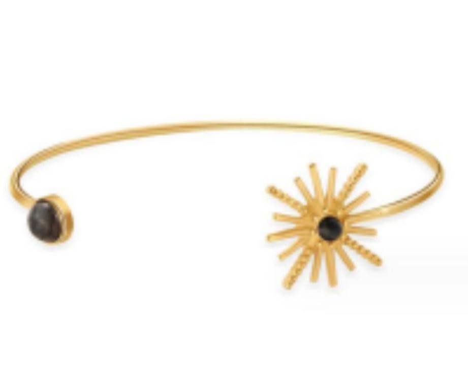 C-Type Natural Stone Sunflower Bracelet