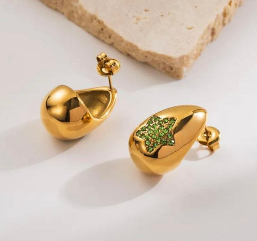 Luxury Waterdrop Star Earrings