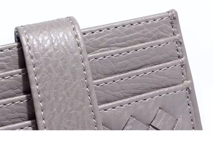 Leather card holder