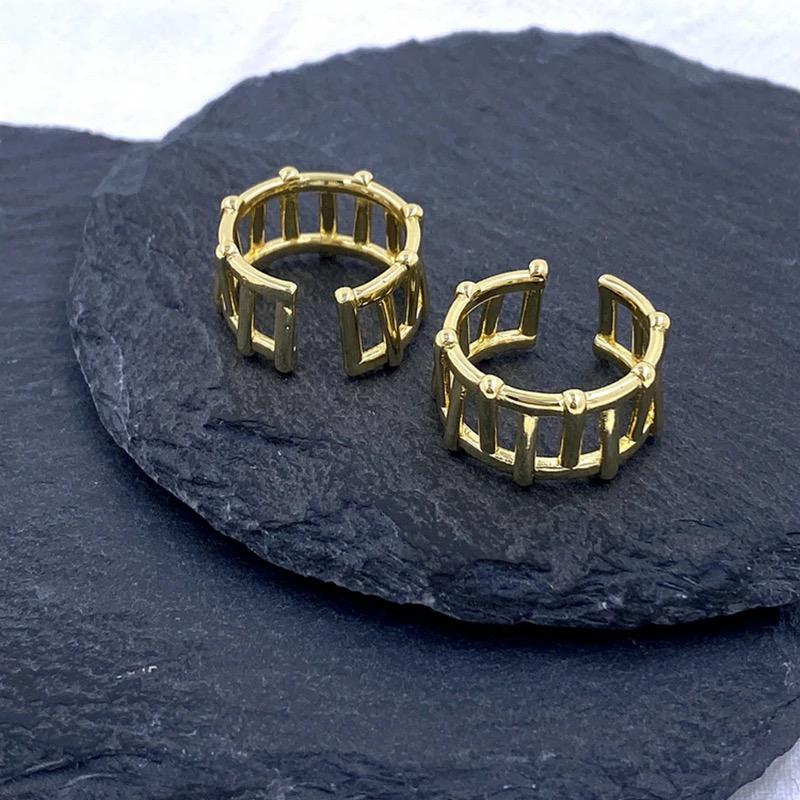 Irregular Bar Golden Ring