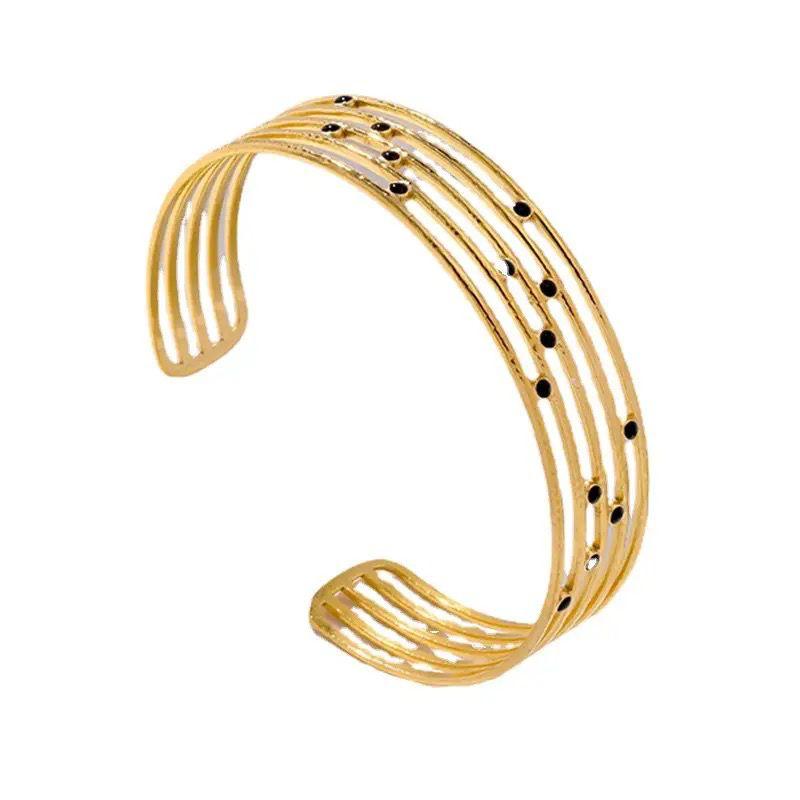 Rhinestone multi layers bracelet