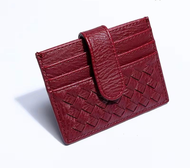 Leather card holder