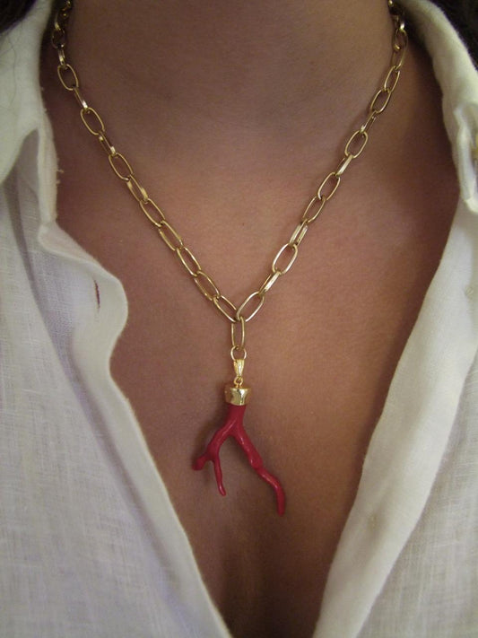 Red Coral Necklace