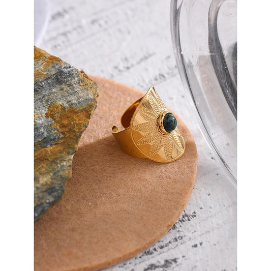 Vintage African stone Ring