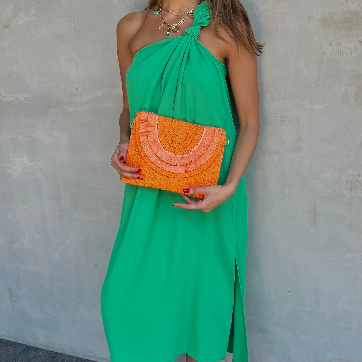 Emerald Oasis Midi Dress ✨💚