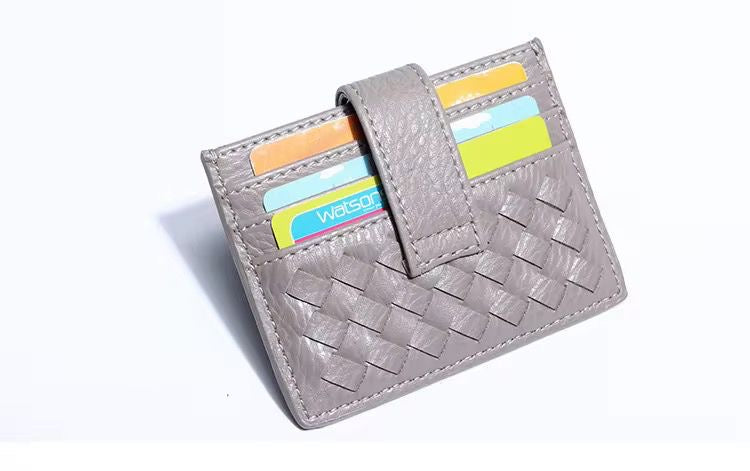 Leather card holder