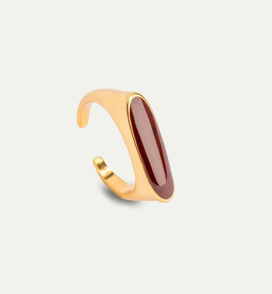 Luxury Agate open Ring