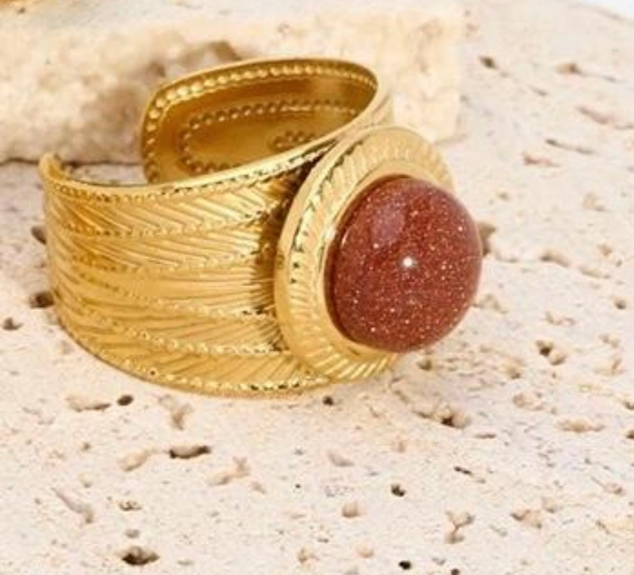 Tiger’s eye Gemstone ring