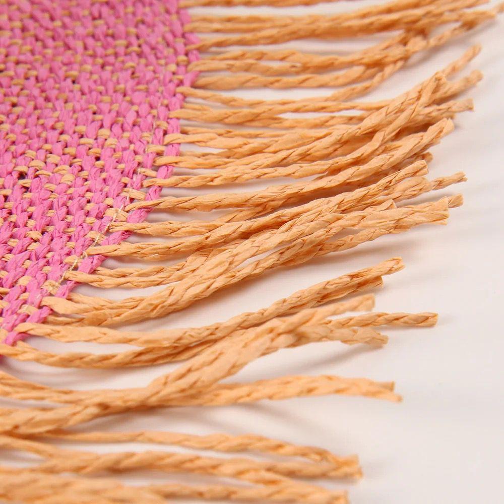 Sunshade Large Brim Pink Hat