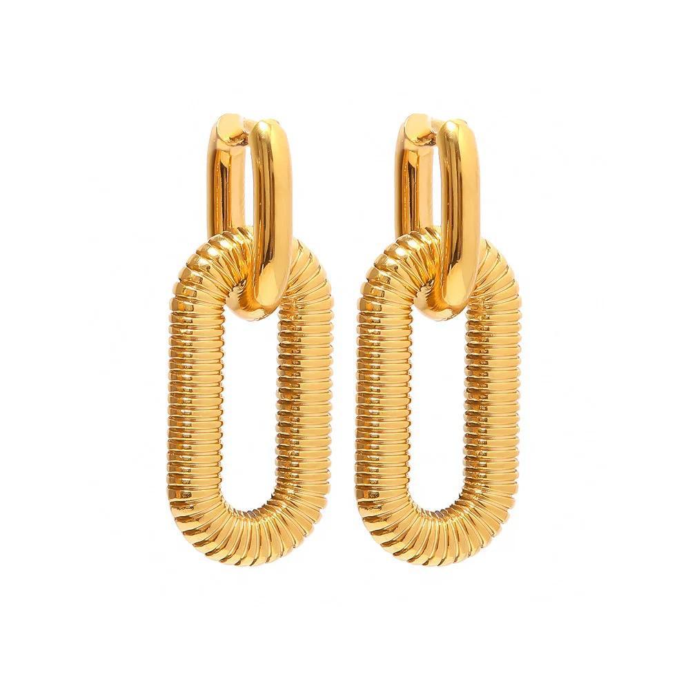Chain Pendant Earrings