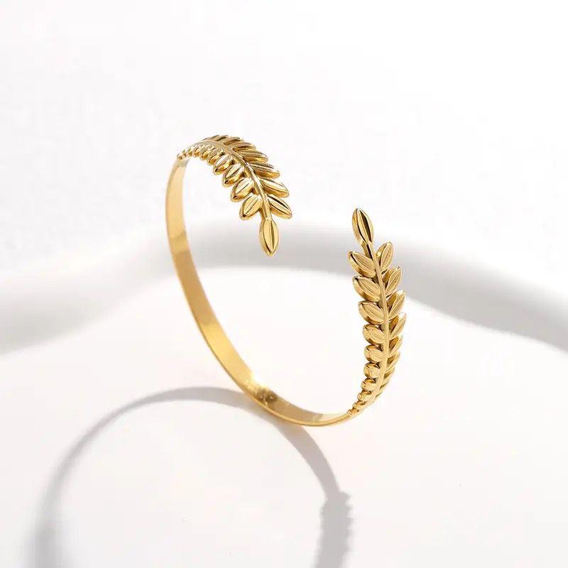 Love and peace cuff bangle